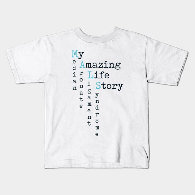 My Amazing Life Story (Black Text) Kids T-Shirt by NationalMALSFoundation